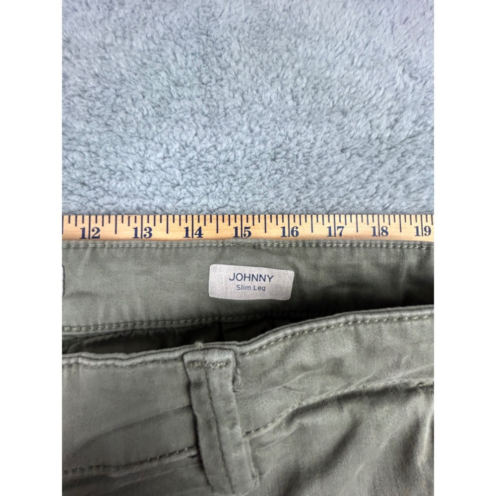 Mavi Jeans Johnny Slim Leg Chino Pants Mens 38x28 Olive Green Cotton Stretch - Picture 7 of 14
